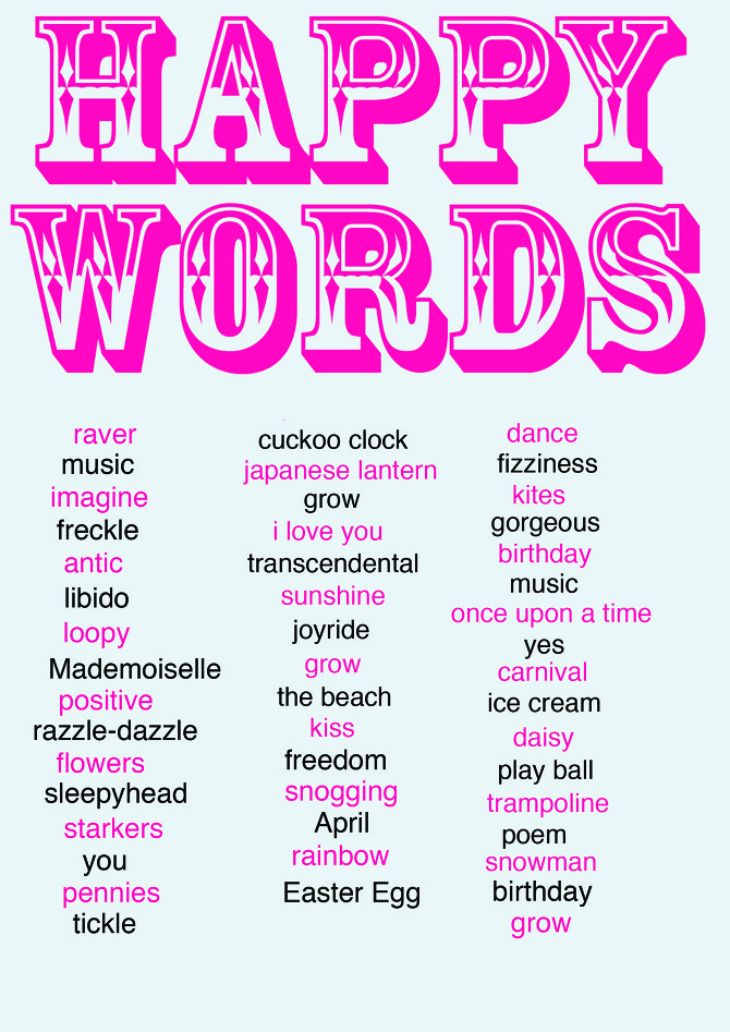 Happy Words That Start With U